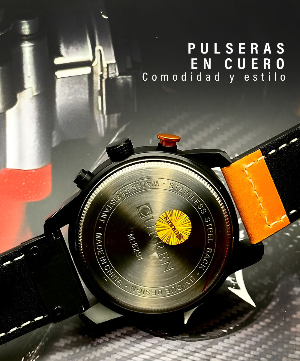 Reloj Curren - Caja negra