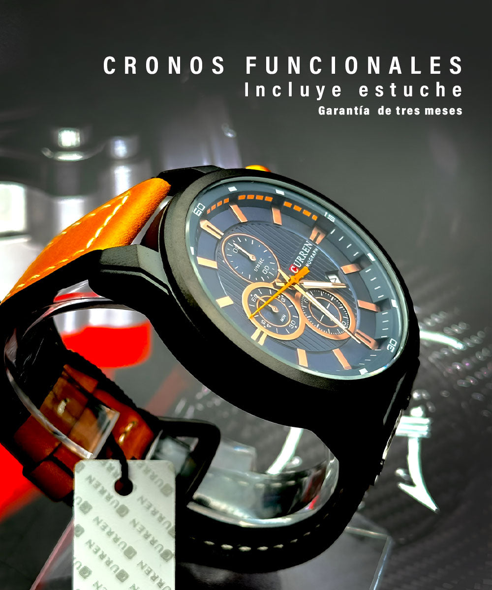Reloj Curren - Caja negra