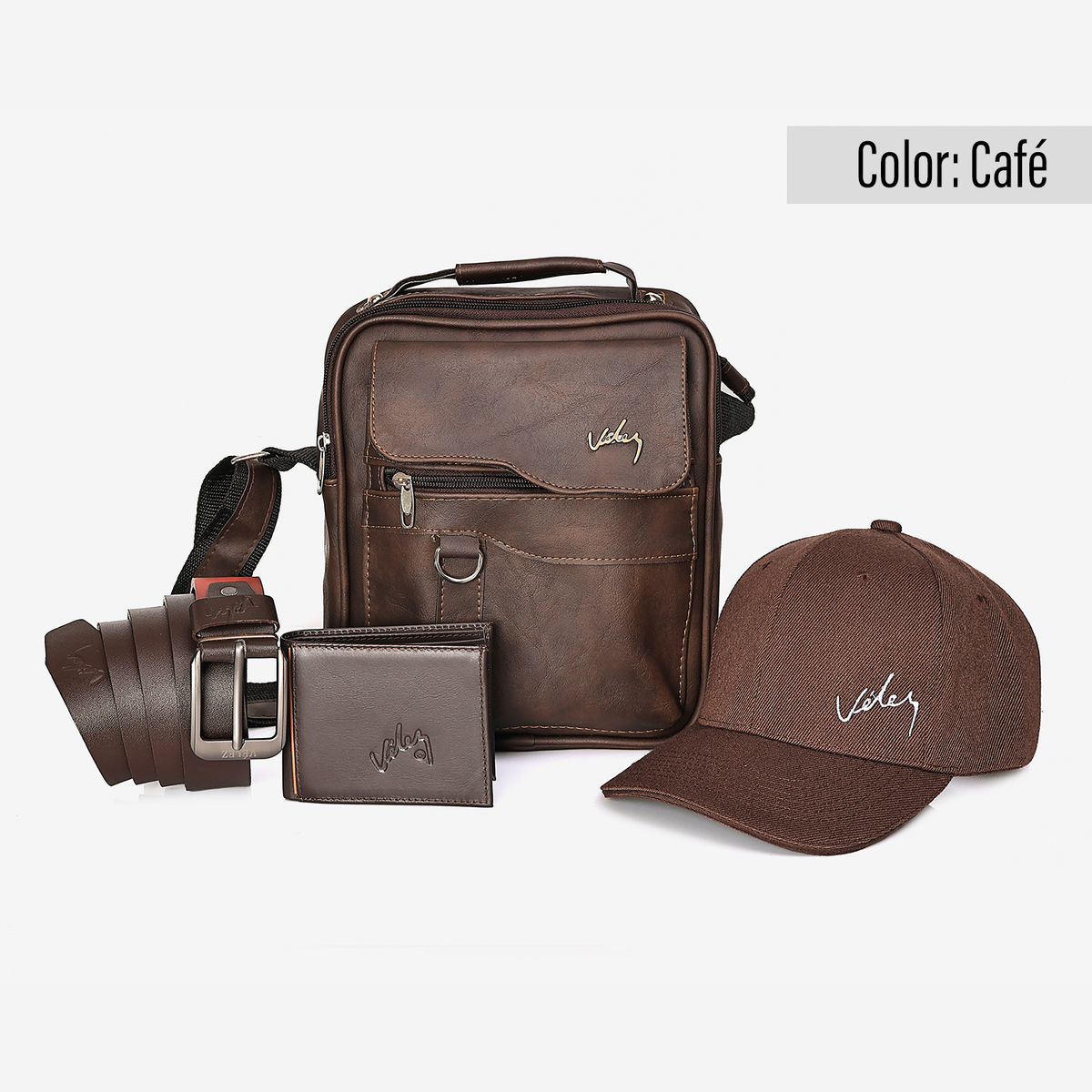 KIT X 4 Gorra-Carriel-billetera-Correa