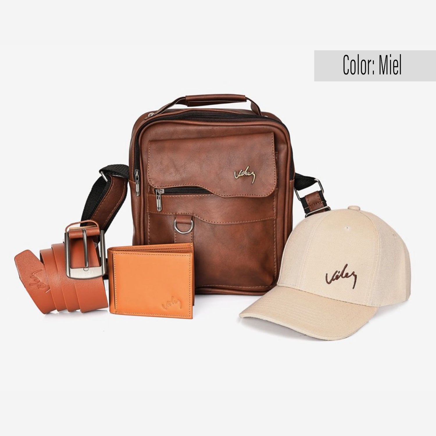 KIT X 4 Gorra-Carriel-billetera-Correa